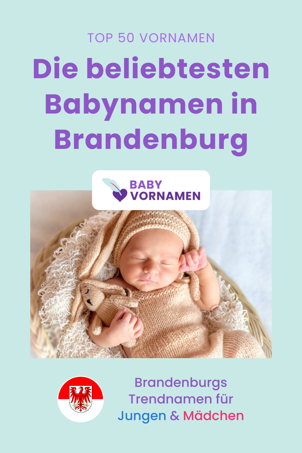 Beliebteste Vornamen in Brandenburg