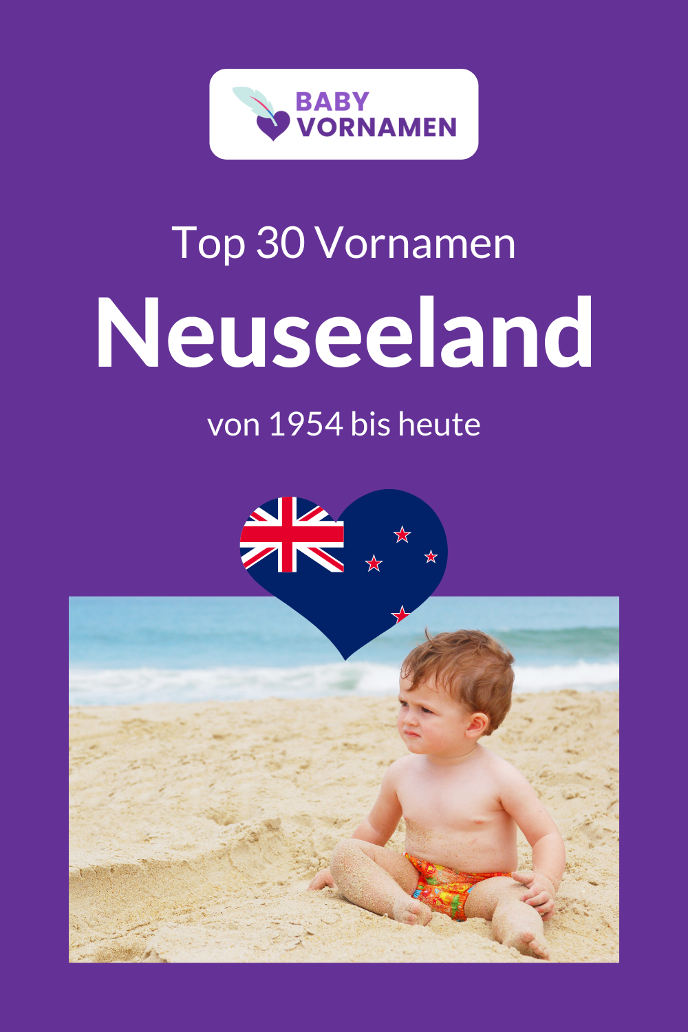 Beliebteste Vornamen in Neuseeland