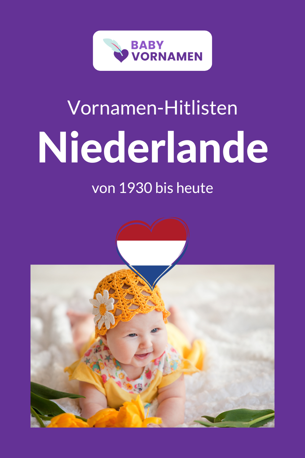 Beliebteste Vornamen der Niederlande