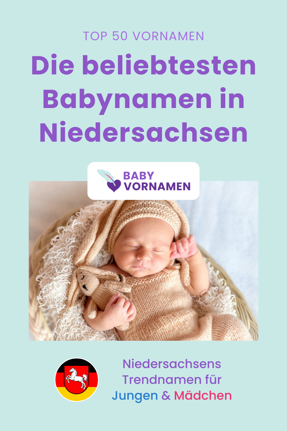 Beliebteste Vornamen in Niedersachsen