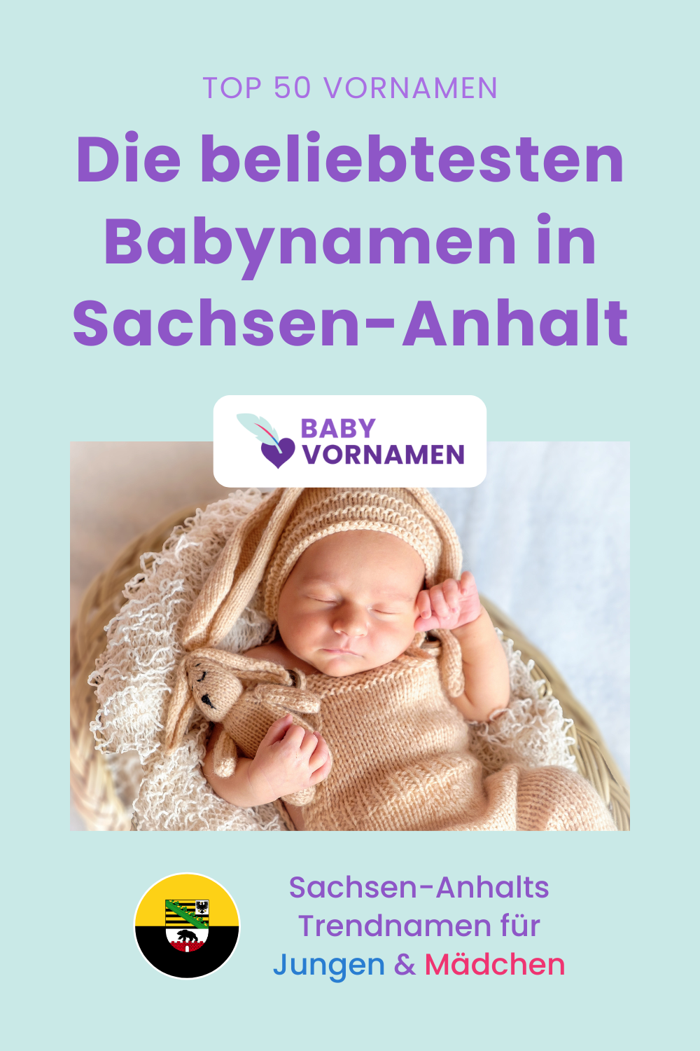 Beliebteste Vornamen in Sachsen-Anhalt