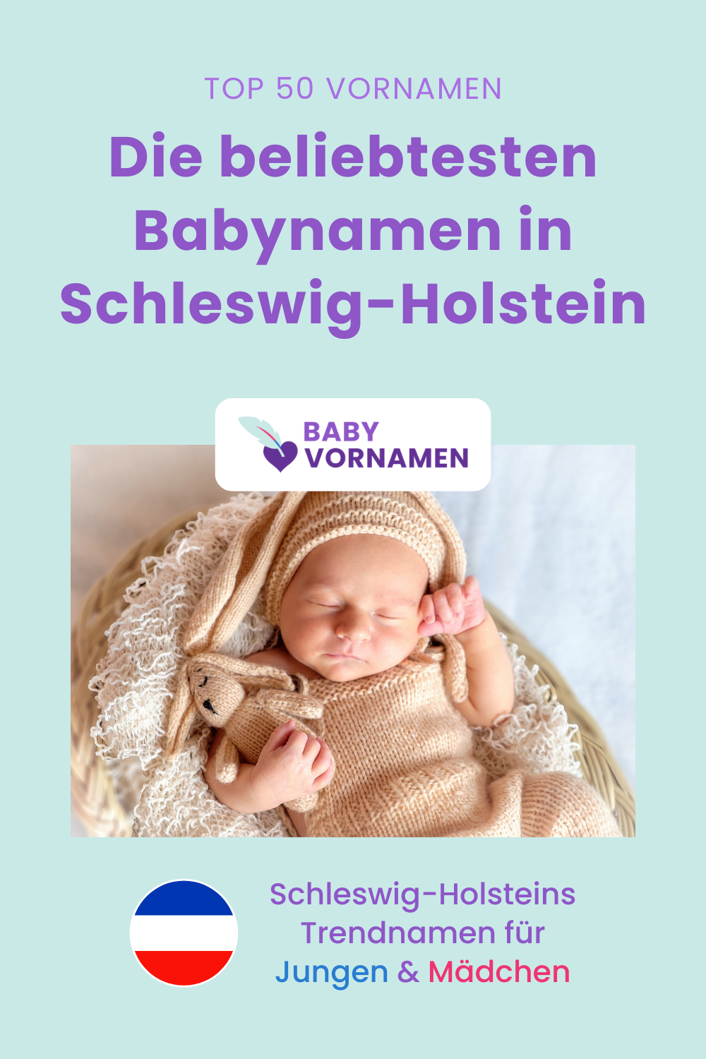 Beliebteste Vornamen in Schleswig-Holstein