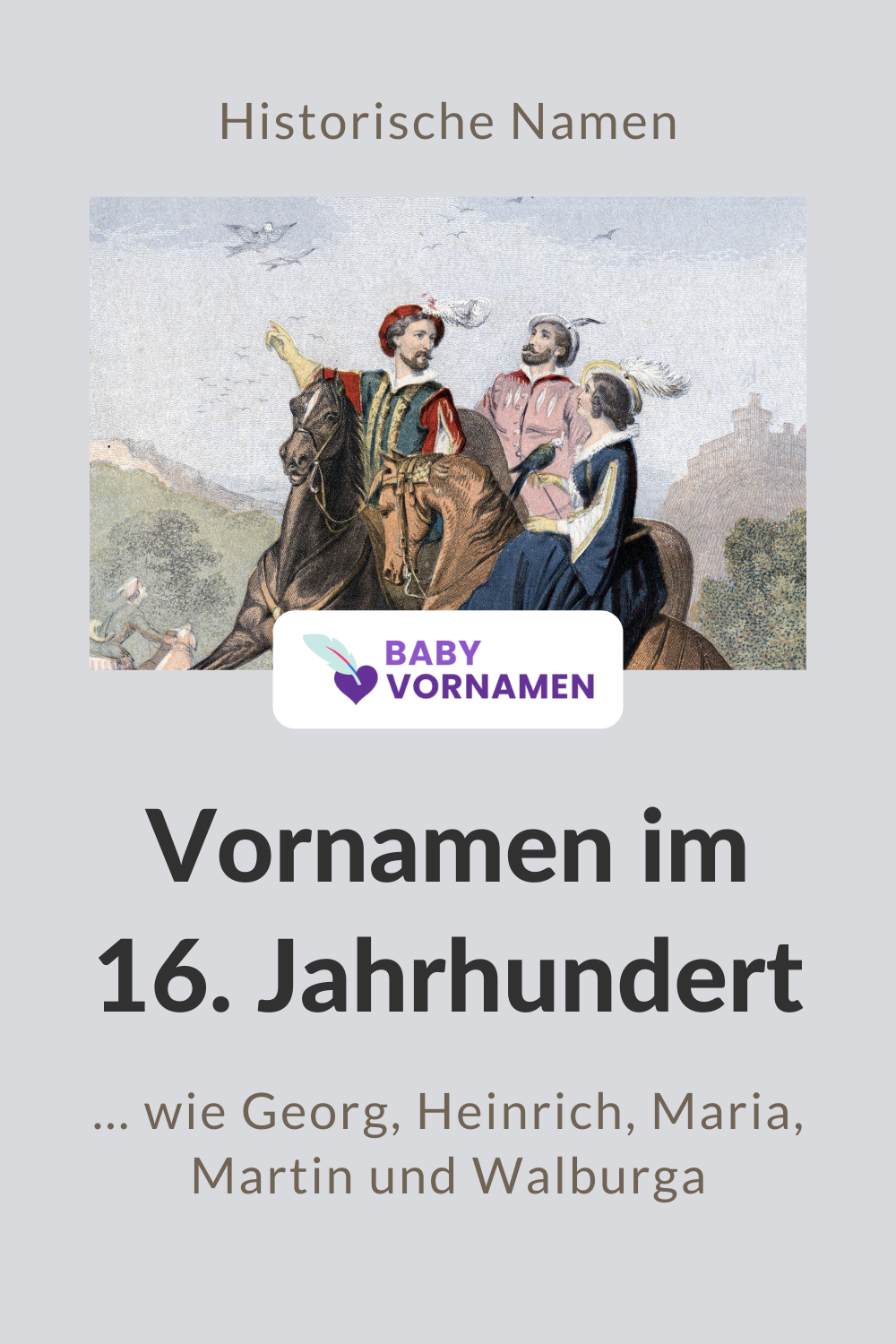 Vornamen im 16. Jahrhundert