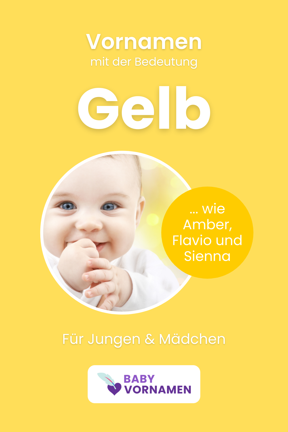 Vornamen mit der Bedeutung Gelb