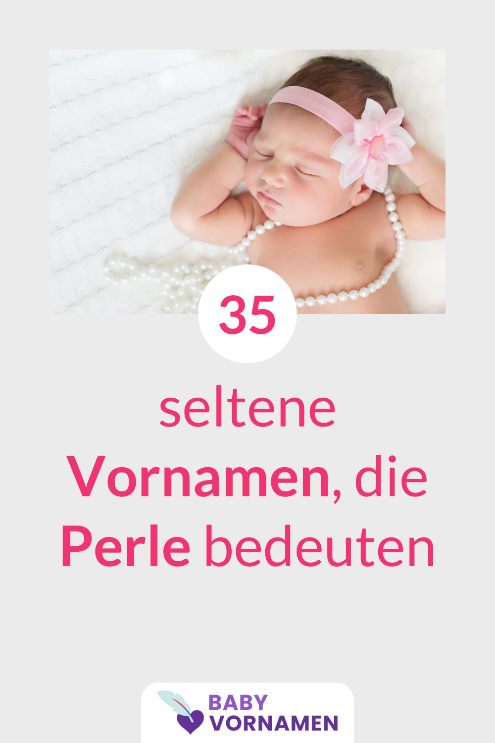 Vornamen mit der Bedeutung Perle