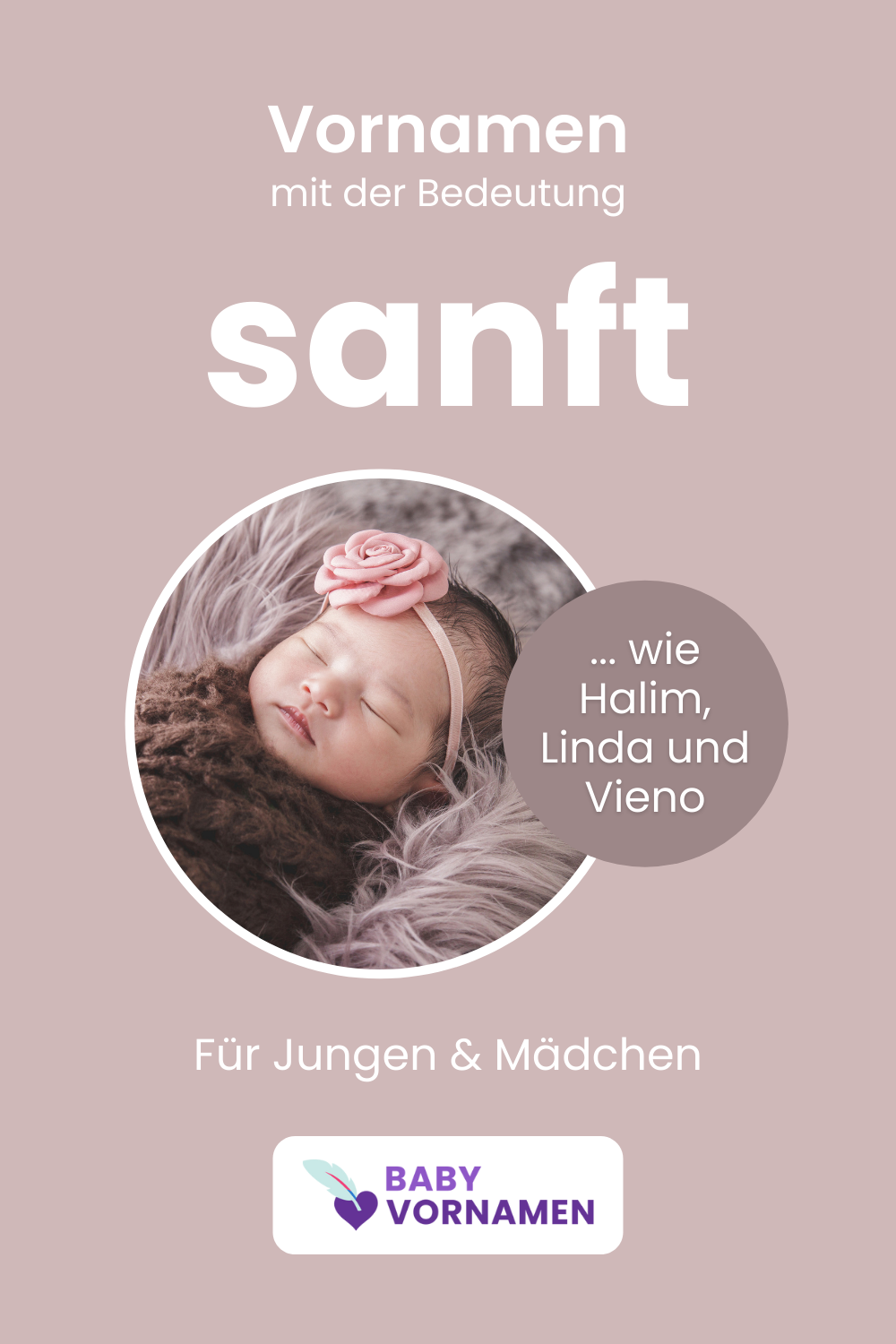 Vornamen mit der Bedeutung sanft