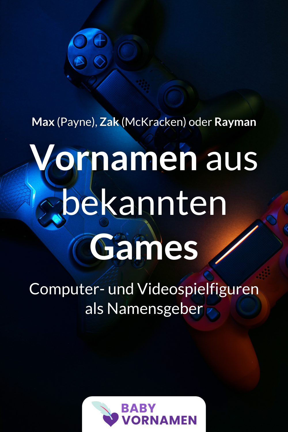 70 Vornamen aus Computerspielen