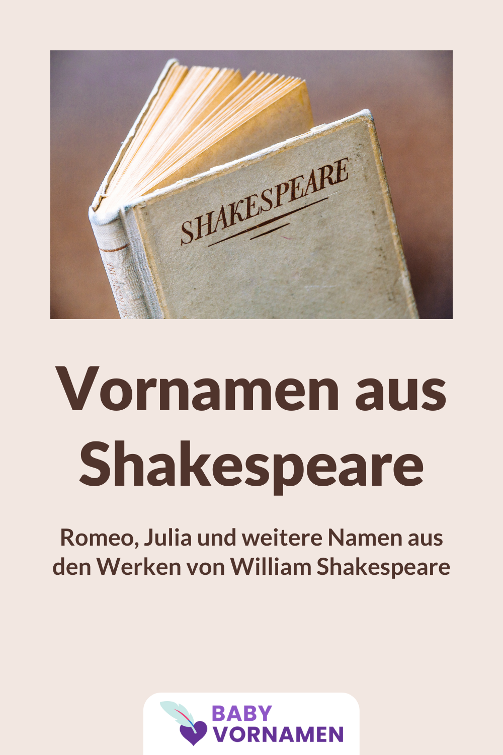Vornamen aus den Werken von William Shakespeare