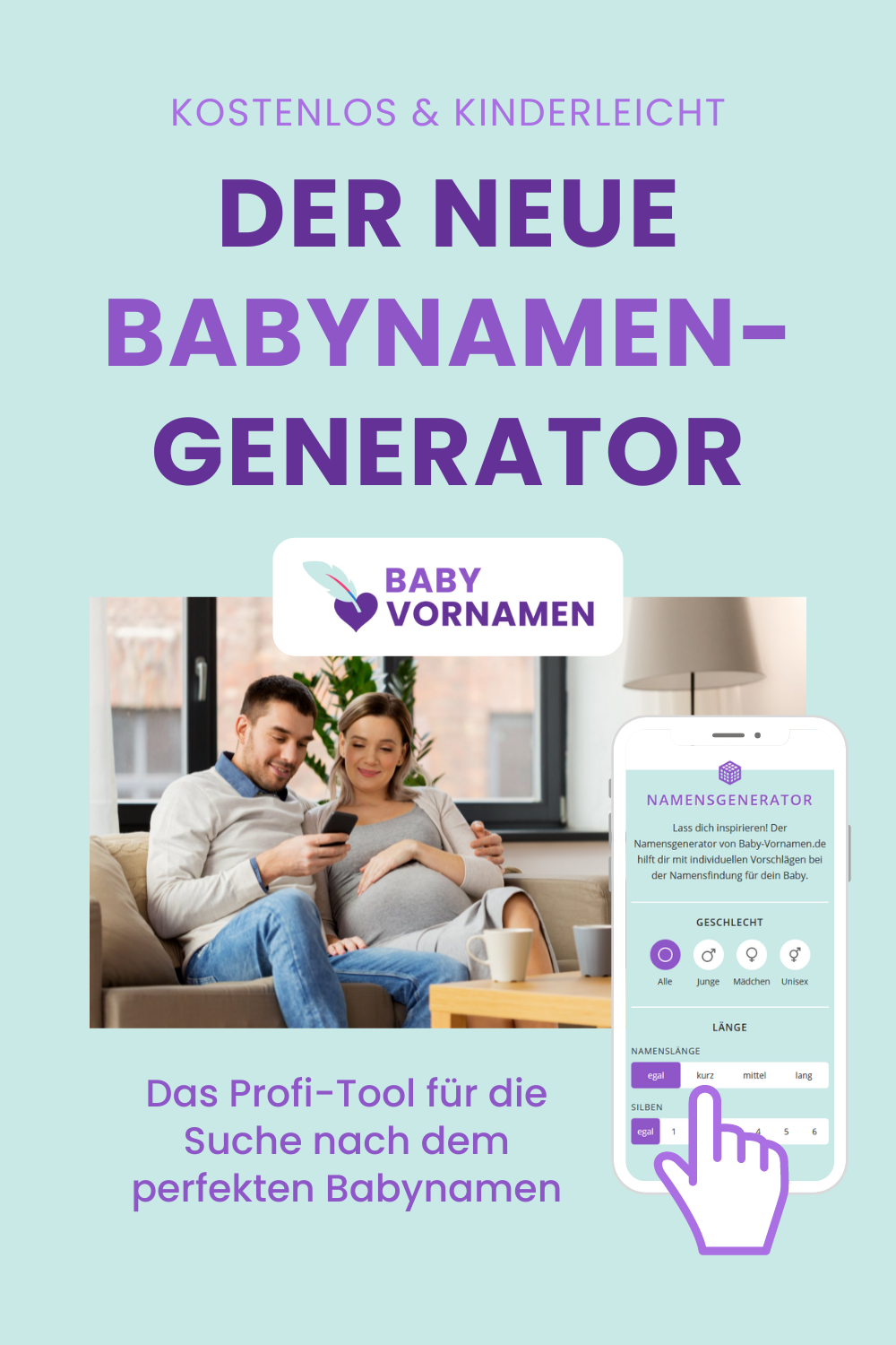Namensgenerator: Finde den perfekten Vornamen für dein Baby