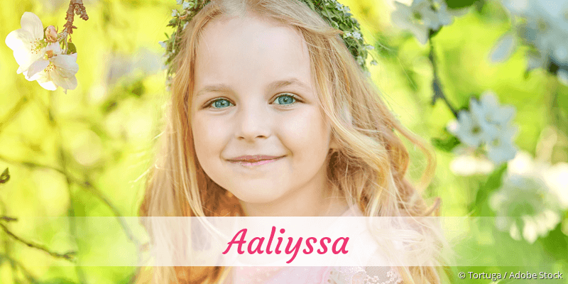 Name Aaliyssa als Bild