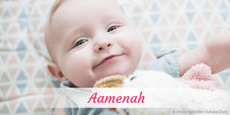 Baby mit Namen Aamenah