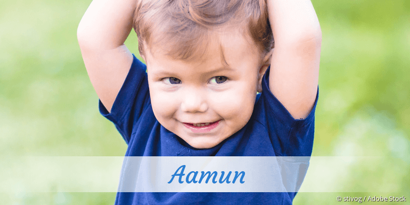 Baby mit Namen Aamun