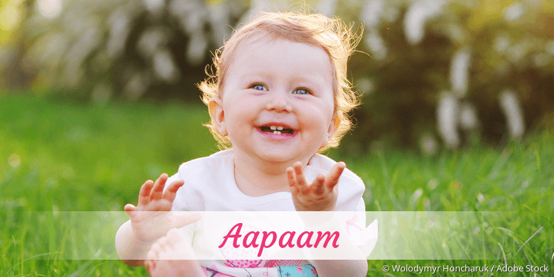 Baby mit Namen Aapaam