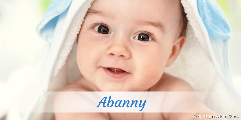 Baby mit Namen Abanny