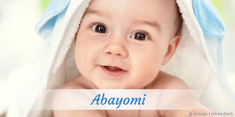 Baby mit Namen Abayomi