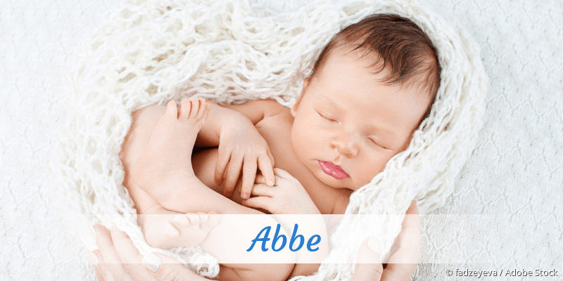 Baby mit Namen Abbe