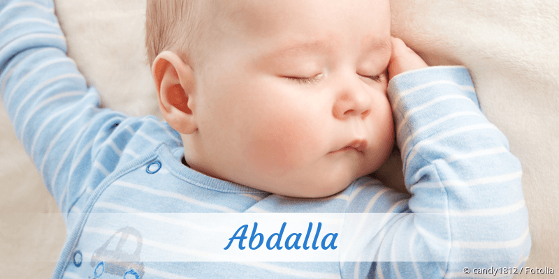 Baby mit Namen Abdalla