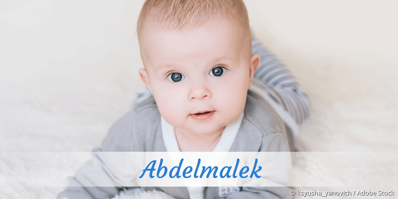 Baby mit Namen Abdelmalek