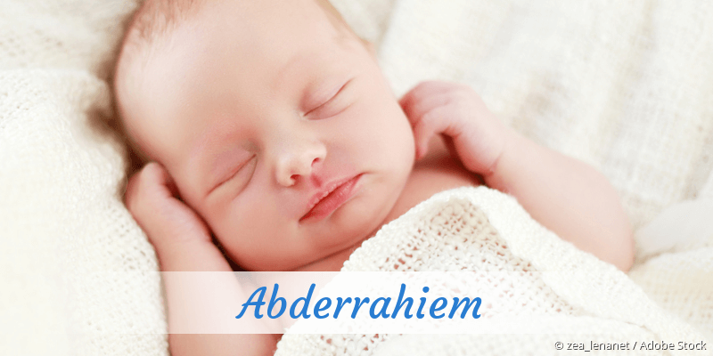 Baby mit Namen Abderrahiem