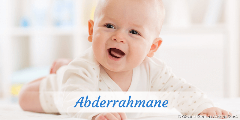 Baby mit Namen Abderrahmane