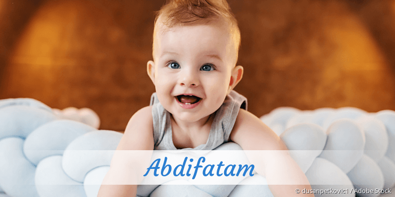 Baby mit Namen Abdifatam