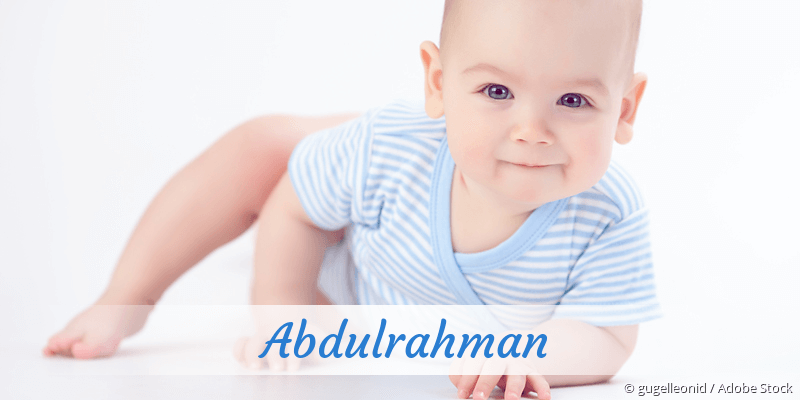 Baby mit Namen Abdulrahman