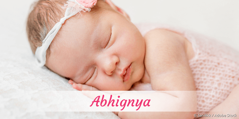 Baby mit Namen Abhignya