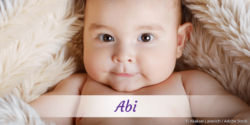 Baby mit Namen Abi
