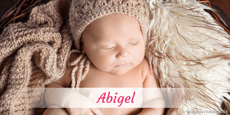 Baby mit Namen Abigel