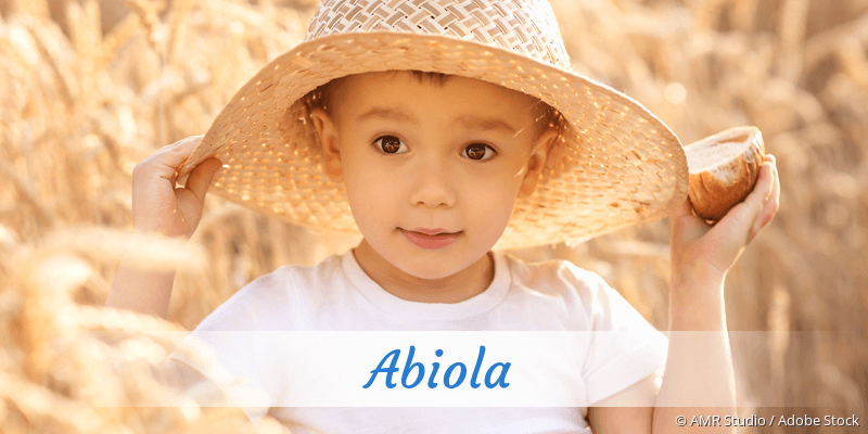 Baby mit Namen Abiola