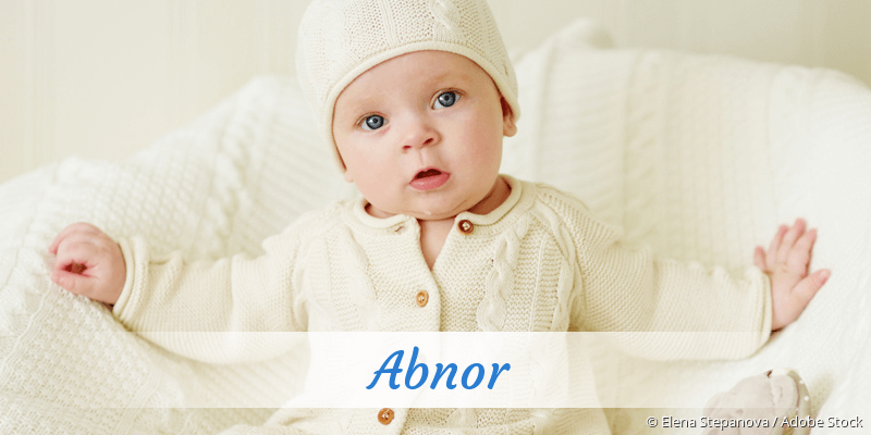 Baby mit Namen Abnor