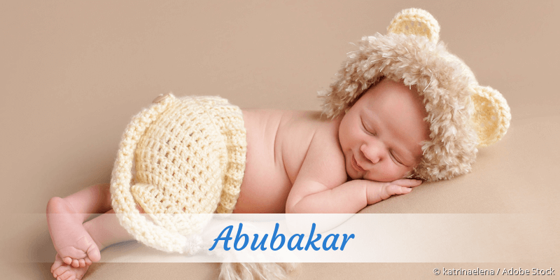 Baby mit Namen Abubakar