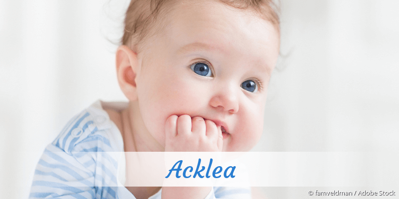 Baby mit Namen Acklea