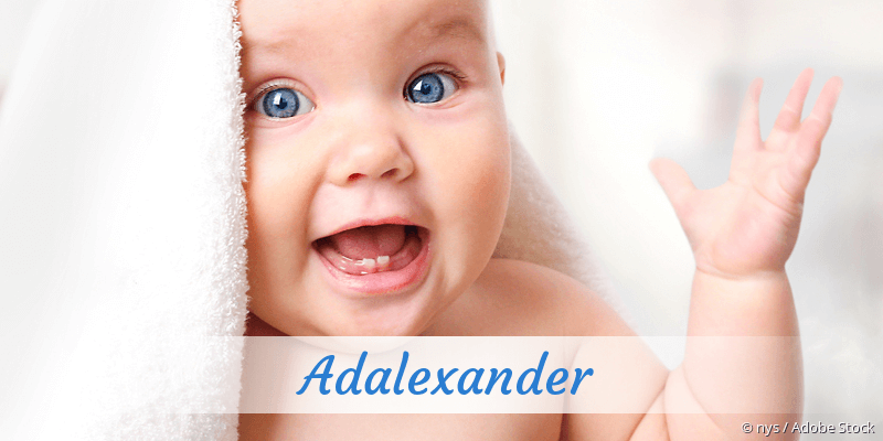 Baby mit Namen Adalexander