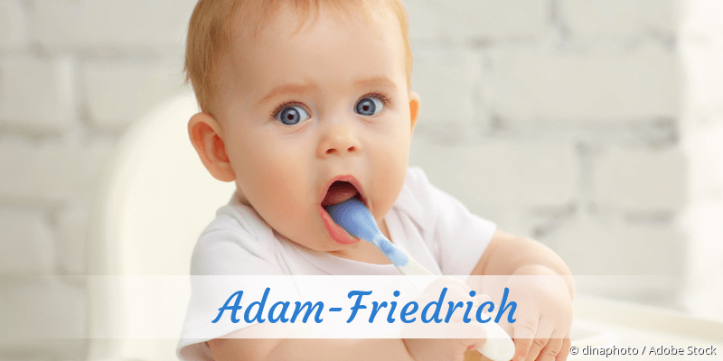 Baby mit Namen Adam-Friedrich