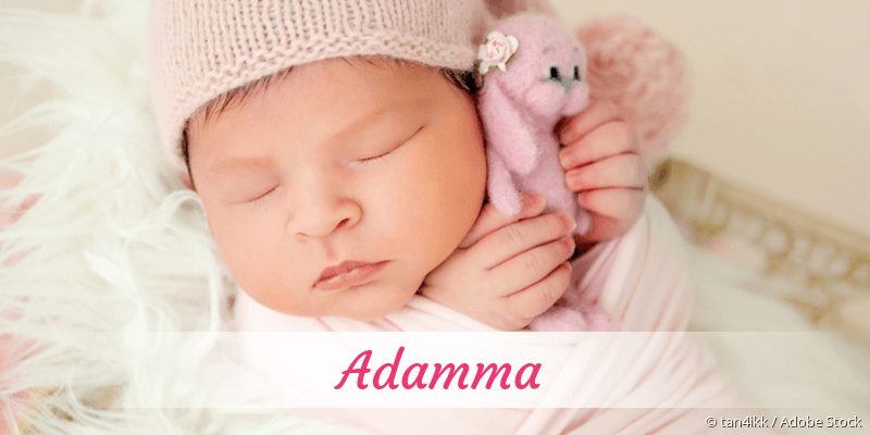 Baby mit Namen Adamma