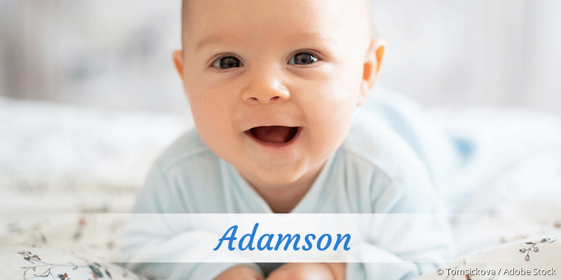 Baby mit Namen Adamson