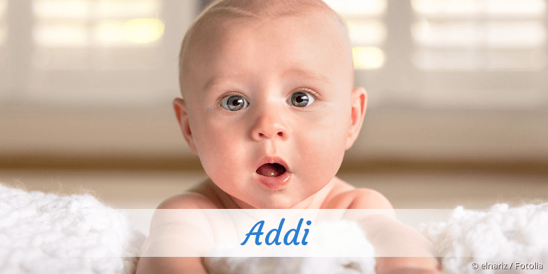 Baby mit Namen Addi