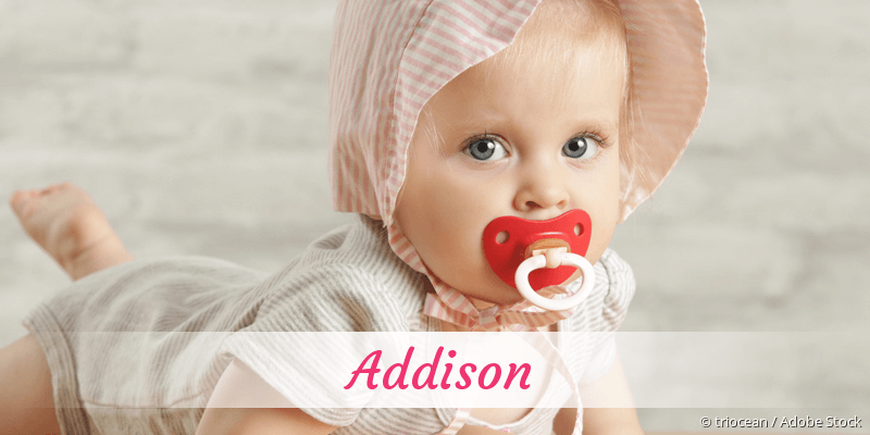 Baby mit Namen Addison