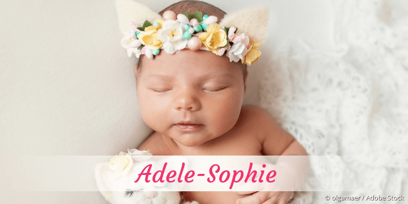Baby mit Namen Adele-Sophie