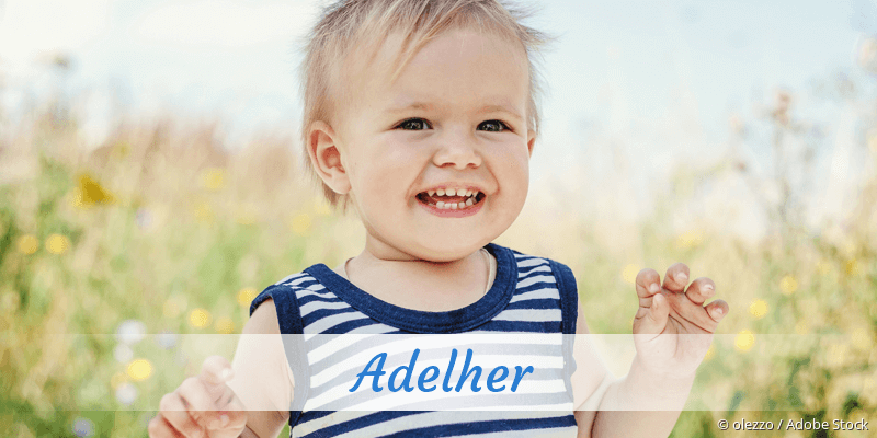 Baby mit Namen Adelher