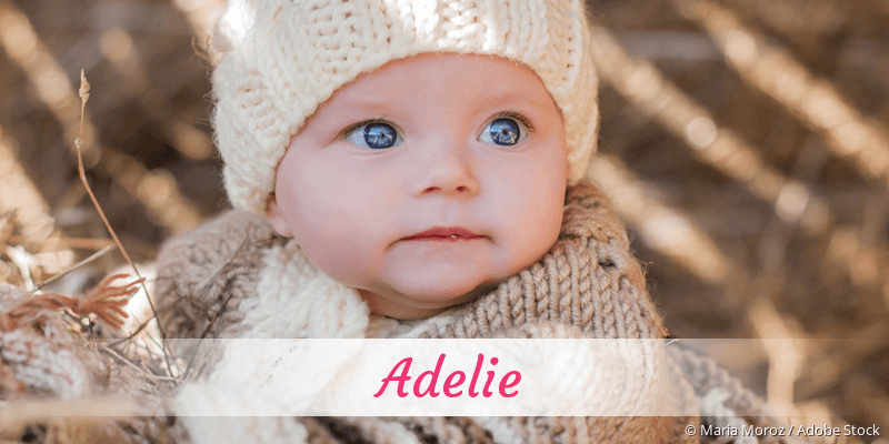 Baby mit Namen Adelie