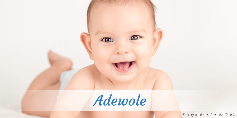 Baby mit Namen Adewole