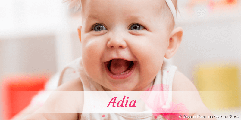 Baby mit Namen Adia