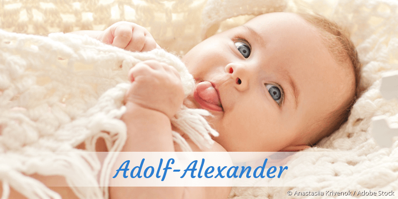 Baby mit Namen Adolf-Alexander