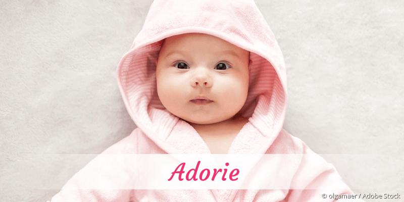 Baby mit Namen Adorie