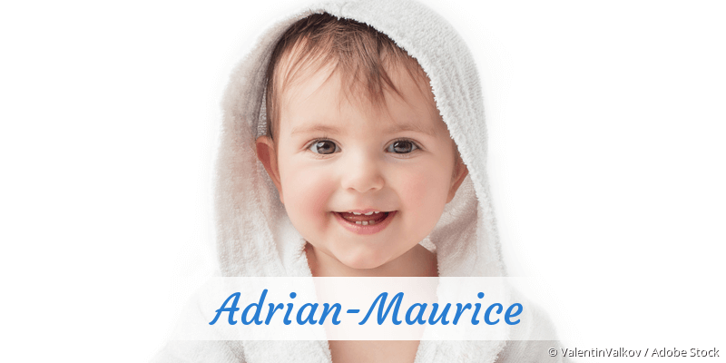 Baby mit Namen Adrian-Maurice