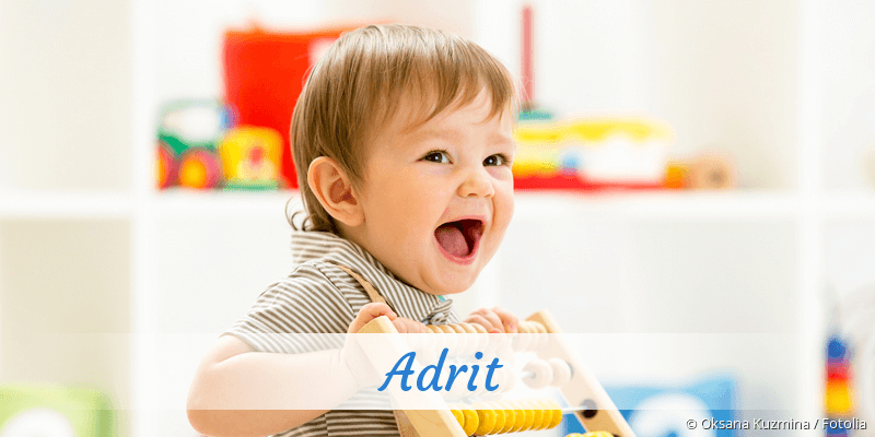 Baby mit Namen Adrit