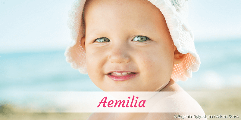 Baby mit Namen Aemilia