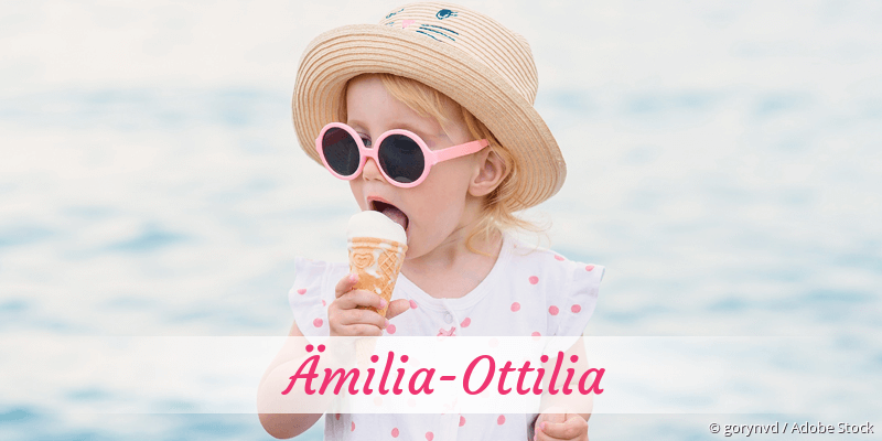 Baby mit Namen milia-Ottilia